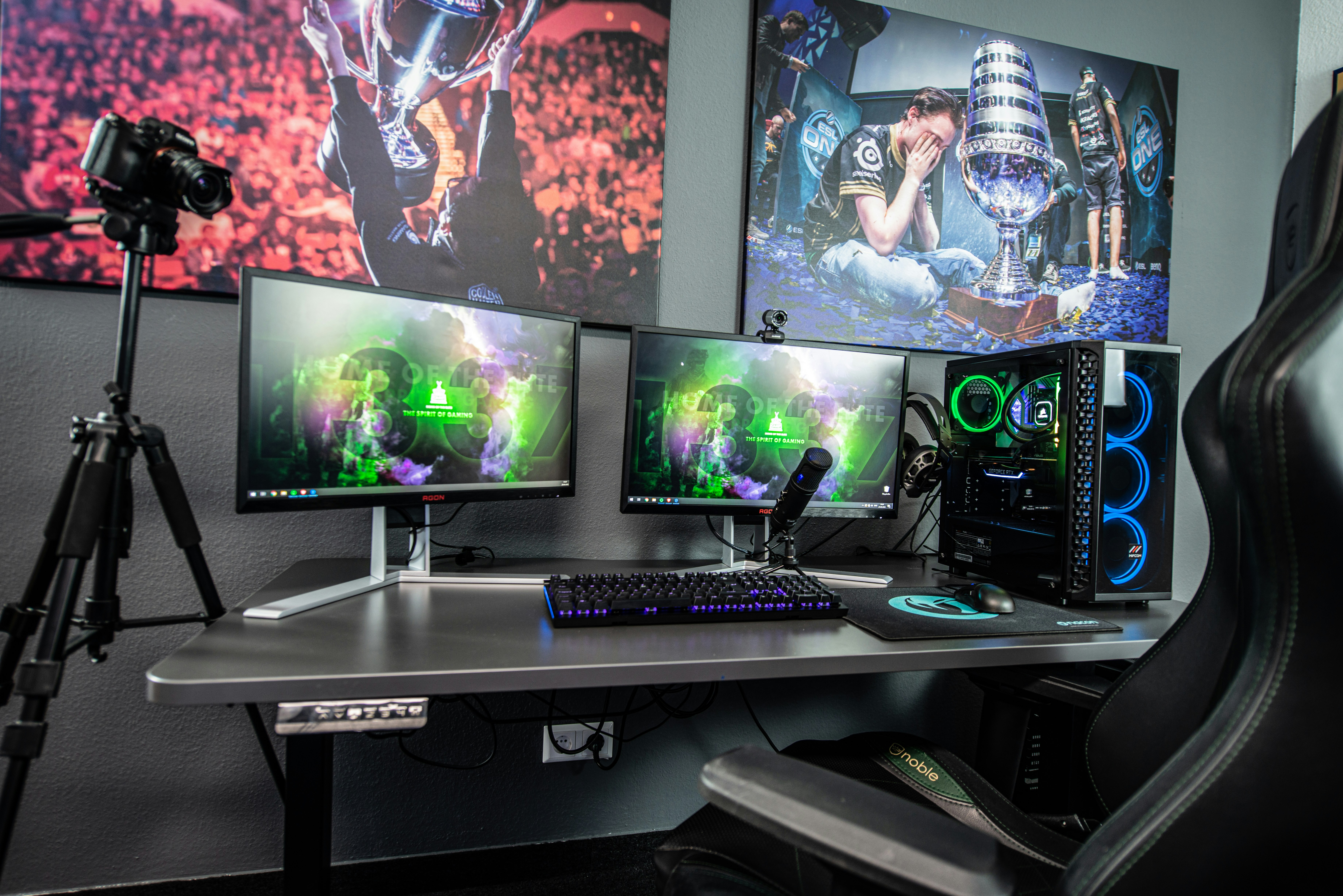 DCN Live studio - live streaming control room